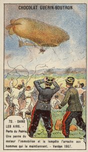 Perda do dirigível militar francês Patrie, Verdun de French School