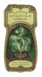 Etiqueta Superior Loção Vegetale de French School