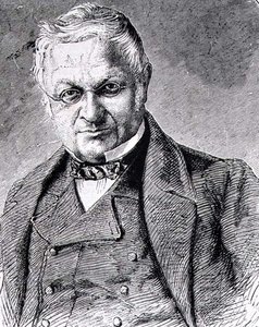 Louis-Adolphe Thiers (1797-1877) estadista francês, historiador e jornalista (gravura) de French School