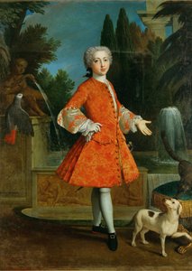 Louis-Philippe, Duque de Orleans em criança, Duc de ... (pintura sobre tela) de French School