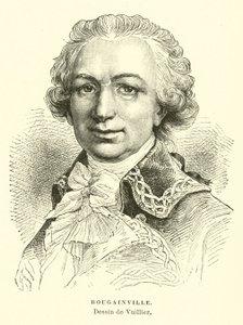 Louis Antoine de Bougainville, almirante e explorador francês de French School