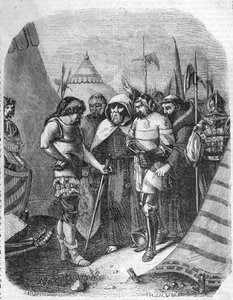 Louis II de la Tremoille (La Trimouille) (1460-1525). General Inglês. Guerra Louca (1485-1488). La Tremoille decide matar os cúmplices do Duque de Orleans. de French School