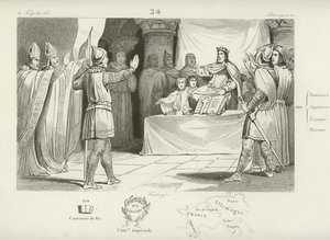Luís I, rei dos francos e imperador romano sagrado de French School