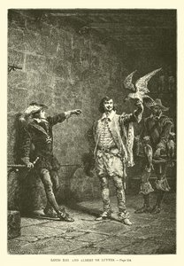 Louis XIII e Albert de Luynes de French School