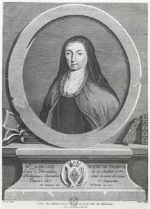 Louise-Marie de France (gravura) de French School