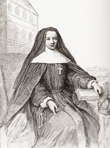 Louise Adelaide de Orleans, 1698 1743. Abadessa de Chelles. Das horas livres publicadas 1908. de French School