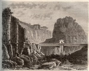 Lozere: rochers de STE-MADELEINE de French School