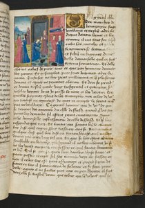 MS Hunter 252 080r Página de Notícias de Cem Notícias, c.1461-62 de French School