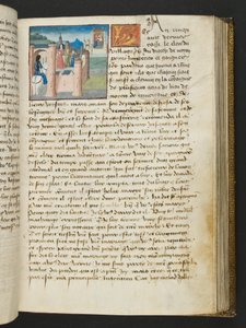 MS Hunter 252 Página 101r de Notícias de Cem Notícias, c.1461-62 de French School