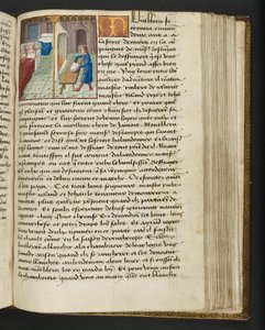 MS Hunter 252 Página 141r de Notícias de Notícias, c.1461-62 de French School