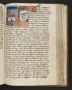 MS Hunter 252 Página 147r de Notícias de Cem Notícias, c.1461-62 de French School