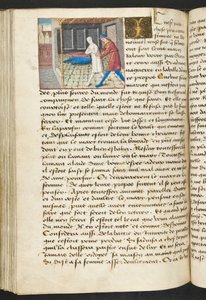 MS Hunter 252 149 Página Página de Notícias de Cem Notícias, c.1461-62 de French School