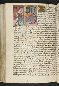 MS Hunter 252 152v Página de Notícias de Cem Notícias, c.1461-62 de French School