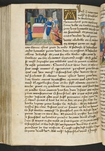 MS Hunter 252 Página 160v de Notícias de Cem Notícias, c.1461-62 de French School