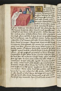 MS Hunter 252 164v Página de Notícias de Cem Notícias, c.1461-62 de French School