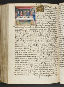 MS Hunter 252 168 Página Página de Notícias de Cem Notícias, c.1461-62 de French School