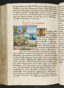 MS Hunter 252 172v Página de Notícias de Cem Notícias, c.1461-62 de French School