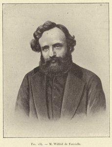 M Wilfrid de Fonvielle (gravura) de French School