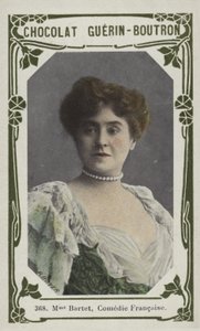 Madame Bartet, Comedie Française (foto colorida) de French School