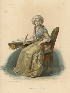 Madame Cottin (gravura colorida) de French School