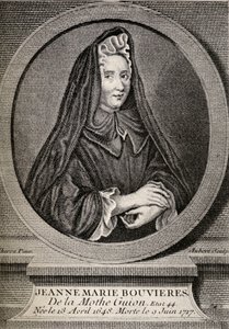 Madame Guyon (1648-1717) ilustração de &39;Pequenas jornadas para as casas de mulheres famosas&39;, publicado de 1897 de French School