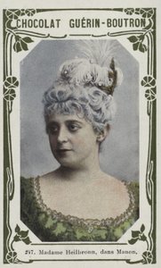 Sra. Heilbronn, em Manon (foto colorida) de French School
