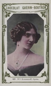 Madame Kousnezoff, ópera (foto colorida) de French School