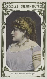 Madame Krauss, em Sapho (foto colorida) de French School
