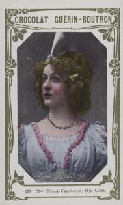 Madame Nicot-Vauchelet, Ópera-Comic (foto colorida) de French School