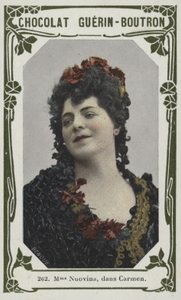 Sra. Nuovina, em Carmen (foto colorida) de French School