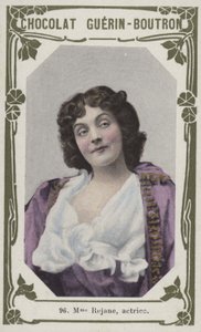 Madame Rejane, atriz (foto colorida) de French School