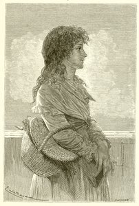 Madame Roland em sua infância de French School