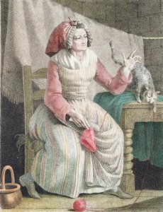 Madame Sans Culotte, c.1789 de French School