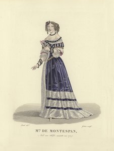 Madame de Montespan, amante do rei Luís XIV da França