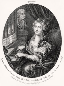 Madame de Warens, c.1789 (gravura) de French School