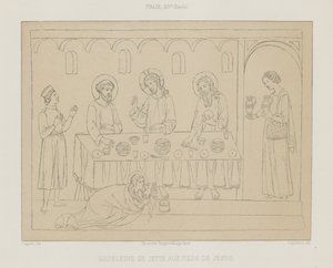Madeleine se joga aos pés de Jesus de French School