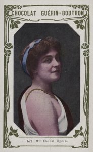 Mademoiselle Chenal, ópera (foto colorida) de French School