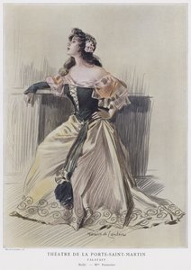 Mademoiselle Pannetier como Nelly em Falstaff