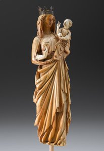 Madonna and Child, c.1260-1290 (Marfim e metal) de French School