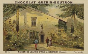 Casa de Jeanne dArc, em Domremy, Vosges de French School