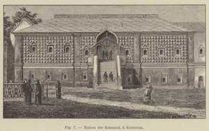 Casa dos Romanofs, Kostroma (gravura) de French School