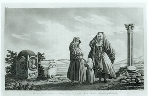 Mulheres maltesas, da antiga e moderna Malta por Pierre Marie Louis de Boisgelin de Kerdu, publicado em 1805 de French School