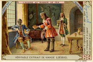 Homem da Máscara de Ferro, Reinado de Luís XIV, Cartão Liebig de French School