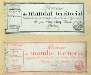 Mandatos Territoriais, c.1796 de French School