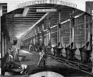 Fabricação de tabacs, Paris de French School