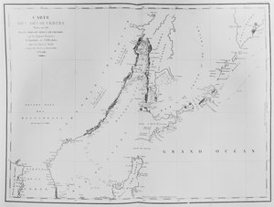 Mapa das descobertas feitas em 1787 nos mares da China e no Estreito de Tartary pelas fragatas francesas La Boussole e L