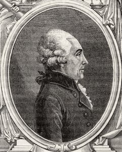 Marc-Guillaume Alexis Vadier, de "História da Revolução Francesa" por Louis Blanc (1811-82) de French School