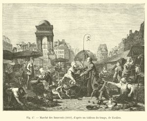 Marcha dos Inocentes, 1810, depois de uma pintura do tempo, Tardieu de French School