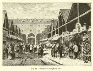 Marcha do Templo em 1840 de French School