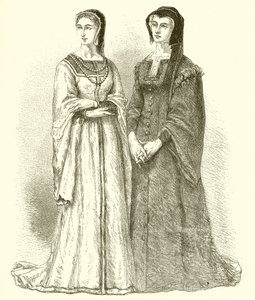 Margarida de Valois e Louise de Saboia de French School